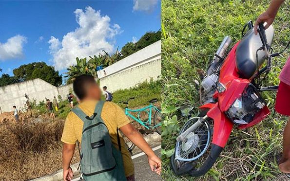 Após colisão de moto em muro, criança de 9 anos morre em Campo do Brito