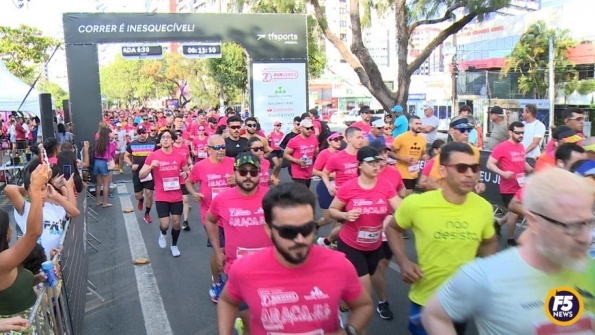 Corredores participam da 2ª etapa da Santander Track Field Run Series em Aracaju